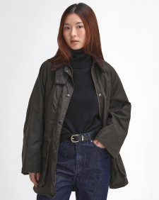 Women's Spey Waxed Jacket Olive-Classic