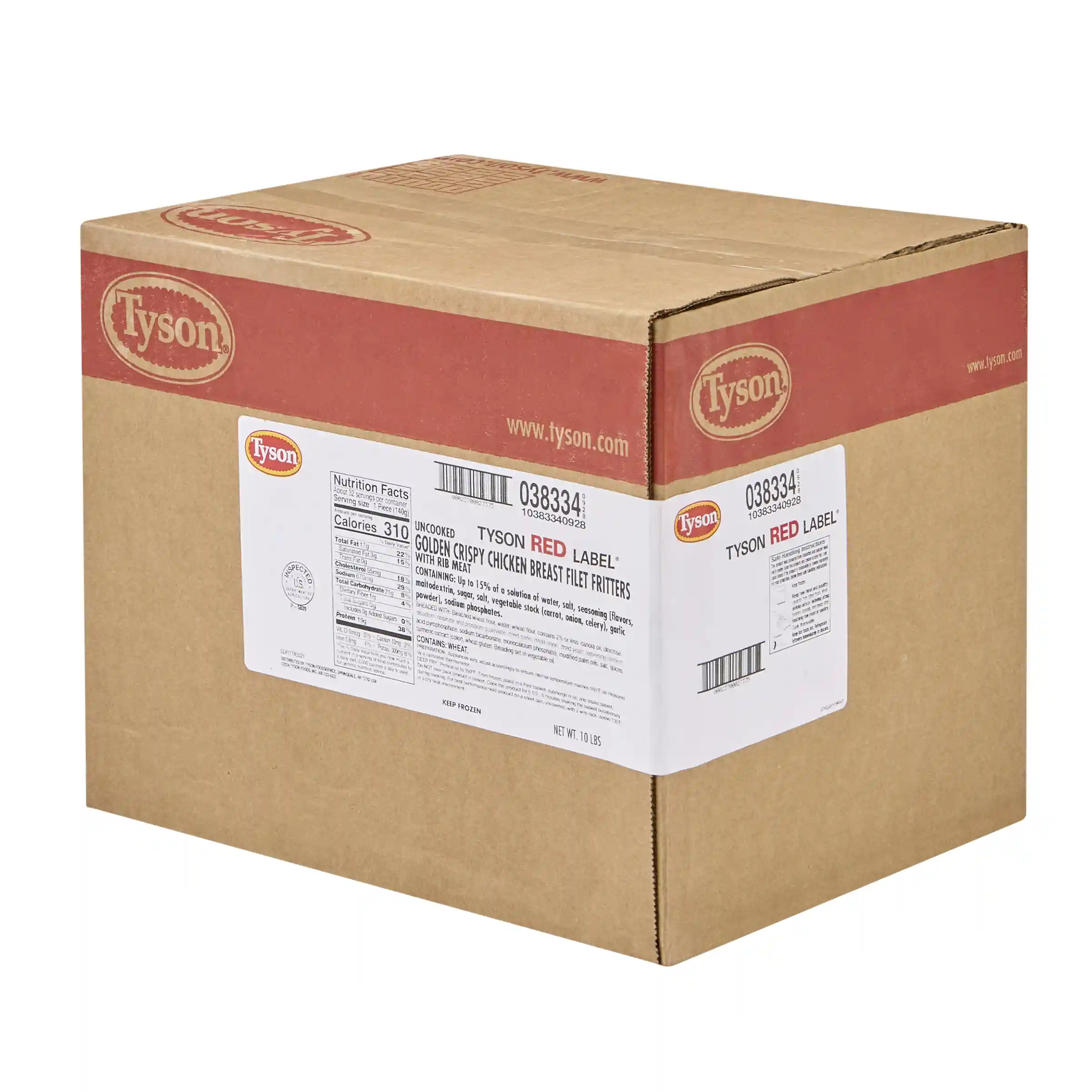 Tyson Red Label® Uncooked Golden Crispy Chicken Breast Filet Fritters, 5 oz._image_5