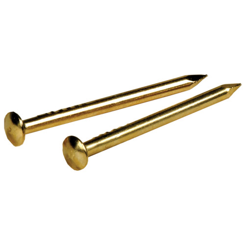 Solid Brass Escutcheon Pins 1/2