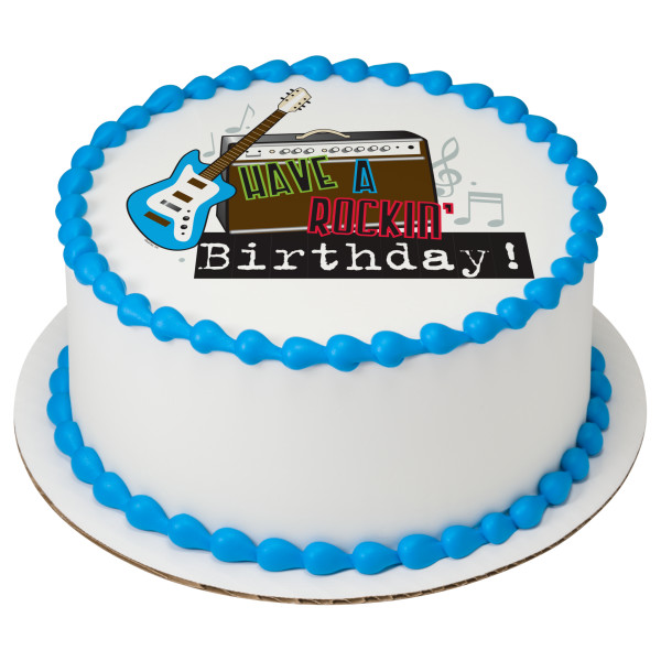 Rockin' Birthday PhotoCake® Edible Image®