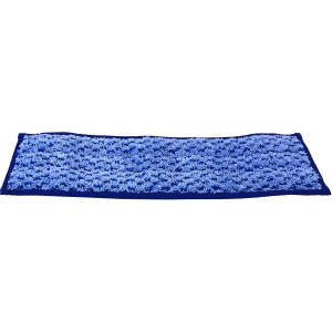 Hillyard, Trident®, Scrubber Microfiber Pocket Mop, 18"W, Blue