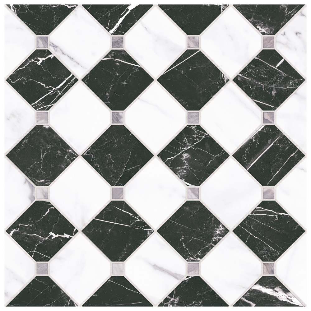 Tuscany Firenze 17-3/8 in. x 17-3/8 in. Porcelain Floor and Wall Tile