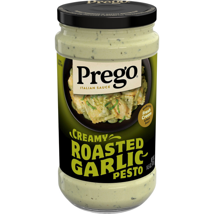 Creamy Roasted Garlic Pesto Sauce