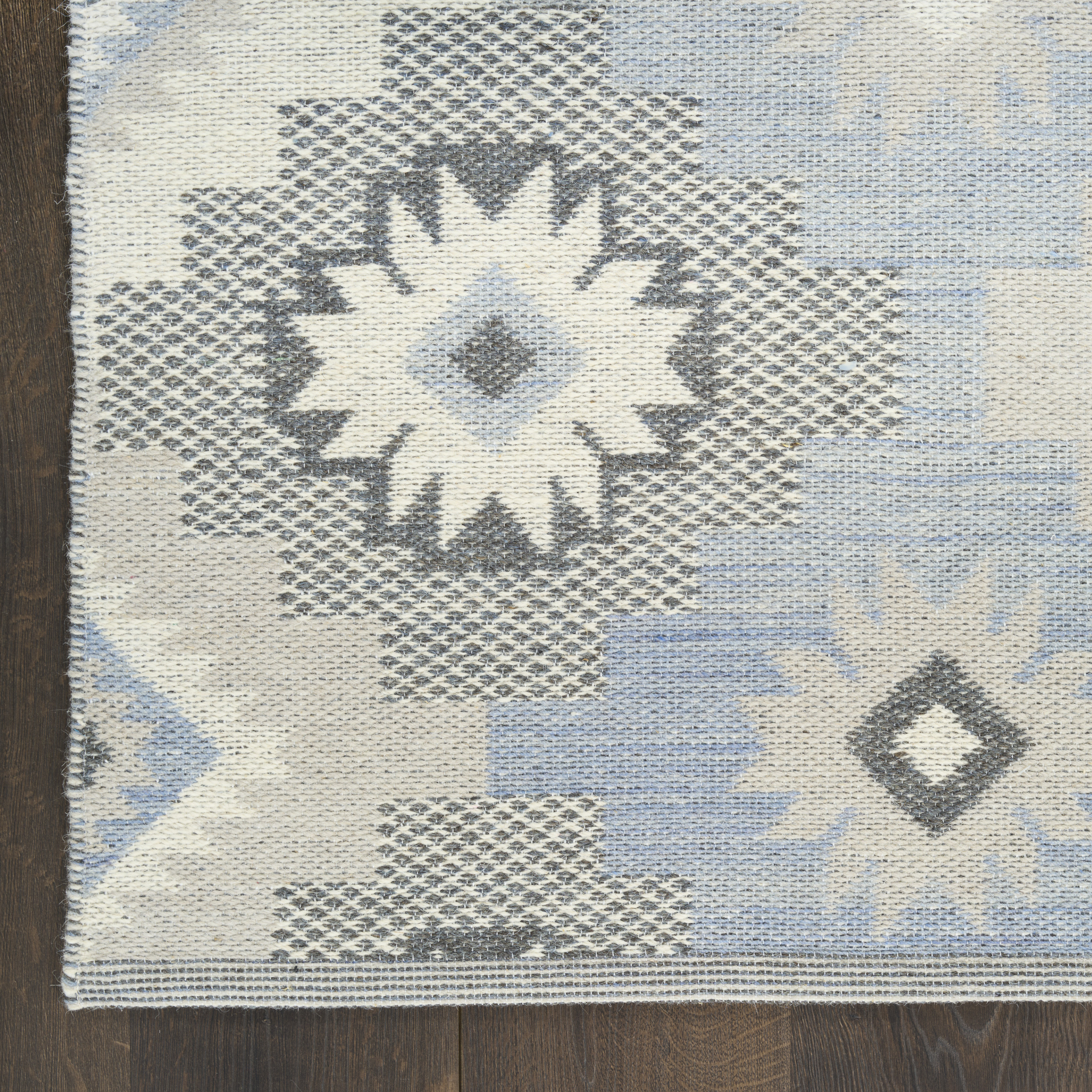 Nourison Copenhagen 8' x 10' Ivory Blue Modern Indoor Rug