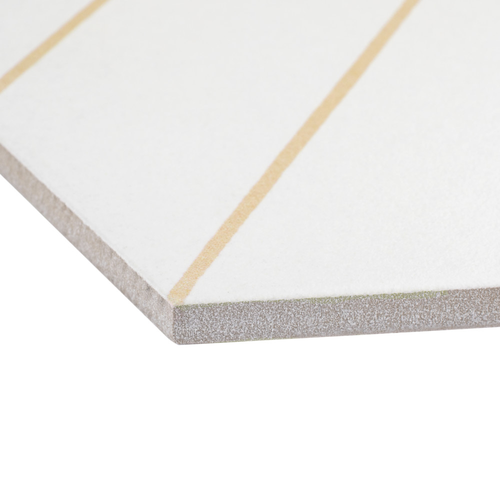 Porto Savona Hex Dandelion 8-5/8 in. x 9-7/8 in. Porcelain Floor and Wall Tile
