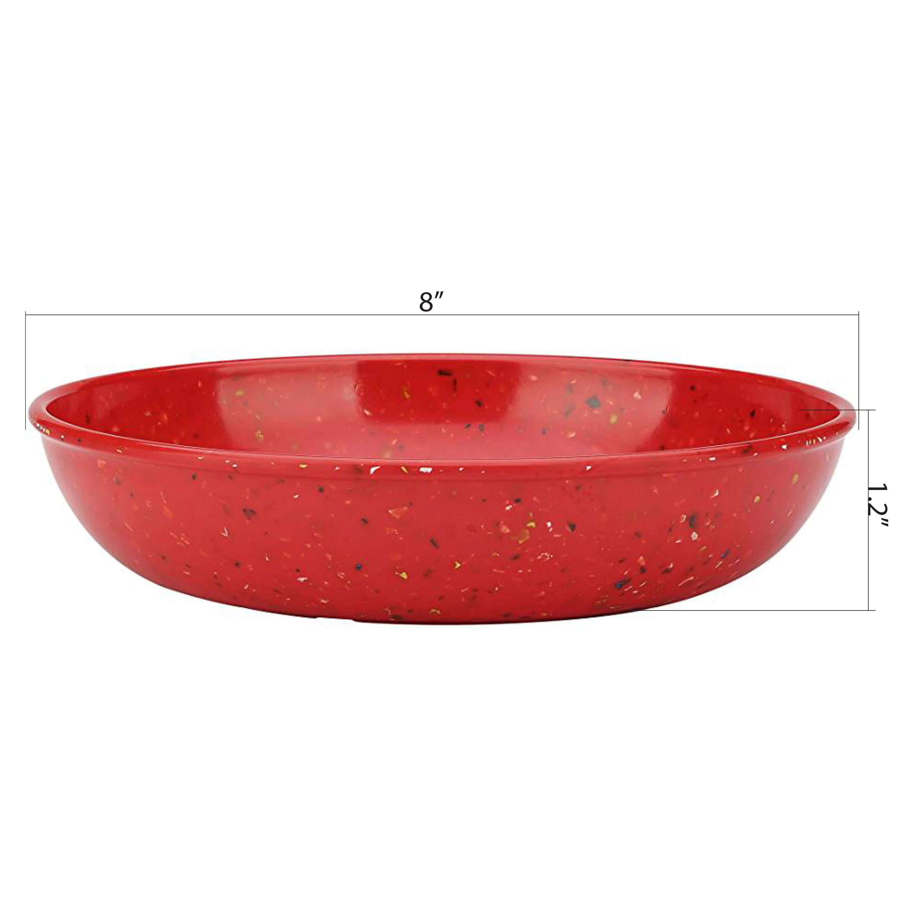 Confetti 35 ounce Pasta Bowl, Red slideshow image 5 Confetti 35 ounce Pasta Bowl, Red slideshow image 5