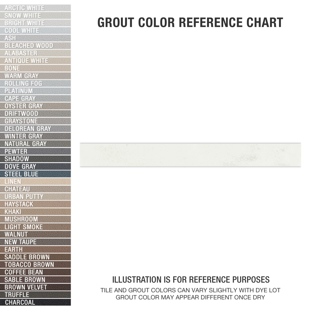 Sedona Pearl 1-7/8 in. x 17-3/4 in. Porcelain Floor and Wall Tile