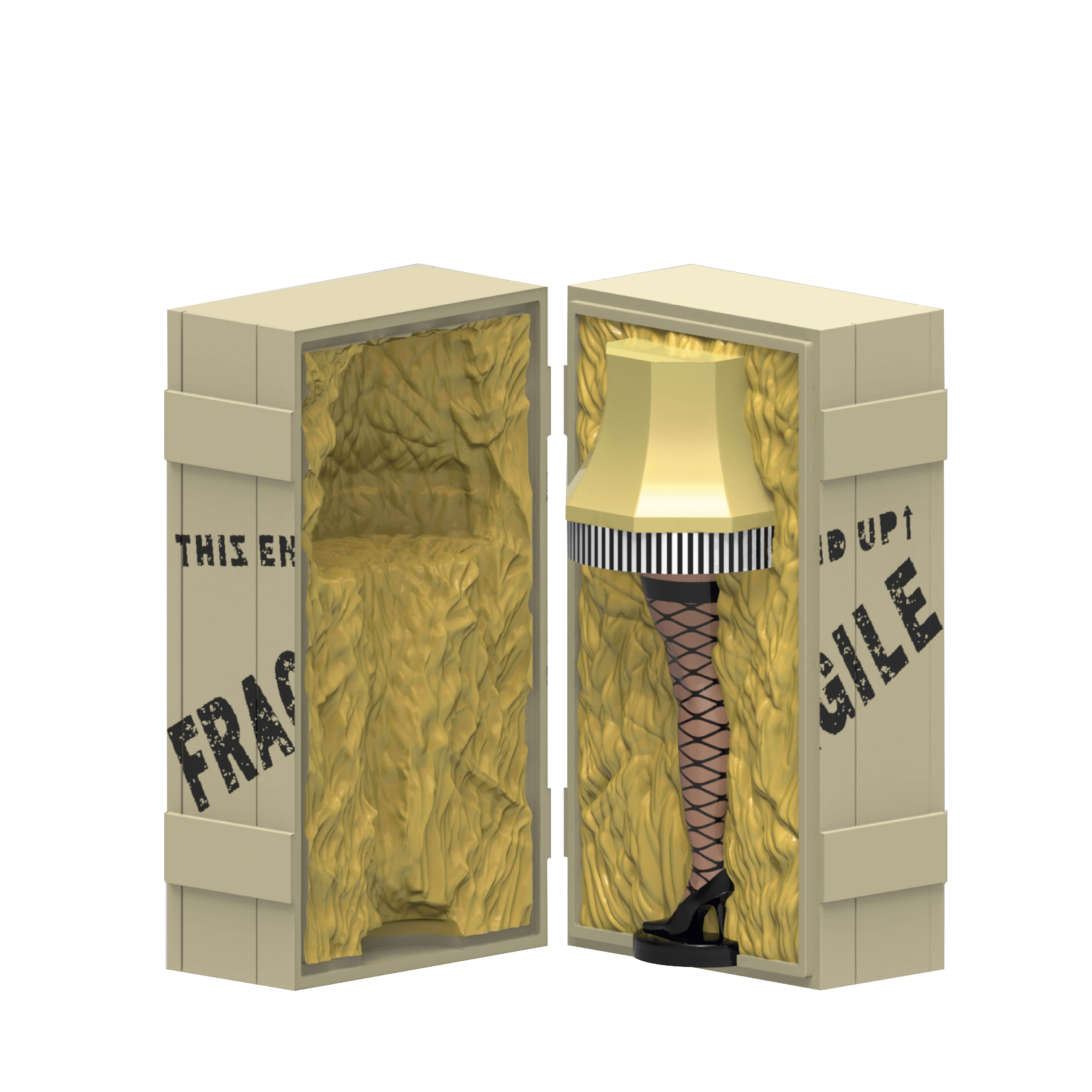 A Christmas Story Salt and Pepper Shaker Set, Leg Lamp, 2-piece set slideshow image 4 A Christmas Story Salt and Pepper Shaker Set, Leg Lamp, 2-piece set slideshow image 4