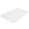 Full-size Super Pan V® stainless steel wire cooling grate for bun/sheet pan