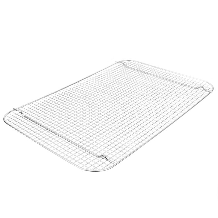 Full-size Super Pan V® stainless steel wire cooling grate for bun/sheet pan