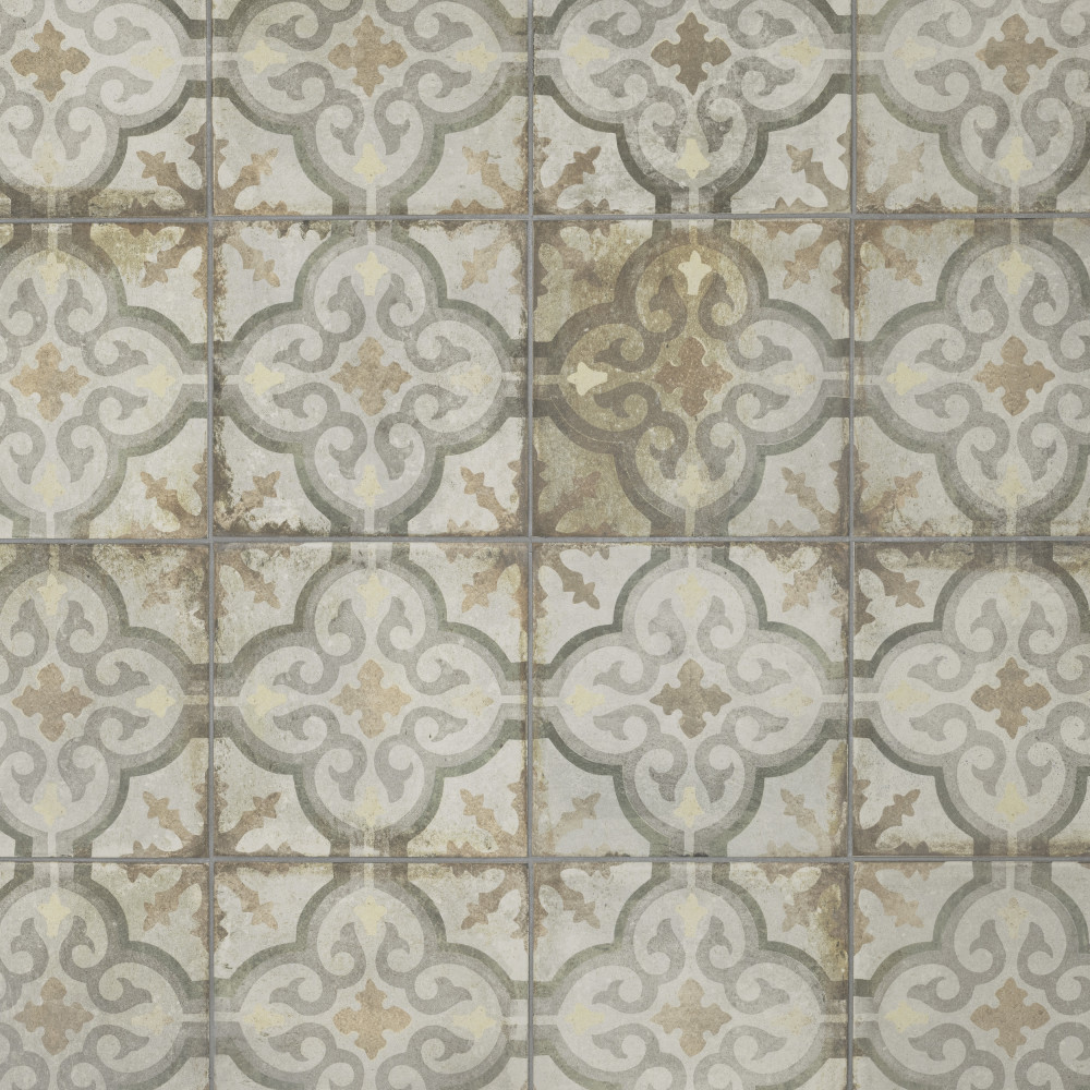 D%27Anticatto Decor Palazzo 8.75x8.75 Square Porcelain Floor and Wall Digital Pattern