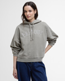 Katie Logo Hoodie Washed Khaki