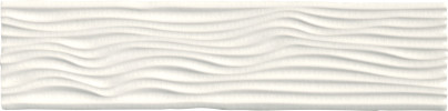 Earth Navajo White 3×12 Waves Decorative Tile Crackle Semi-Matte
