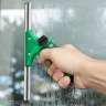 Unger, ErgoTec® SwivelLoc 30° Angled, Squeegee Handle, 4.5", Plastic, Green