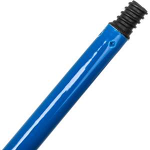 Carlisle, Threaded Plastic Coated Metal Handle, 48", Blue