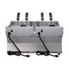 208-240-Volt 10 lb. standard-duty double-well countertop fryer
