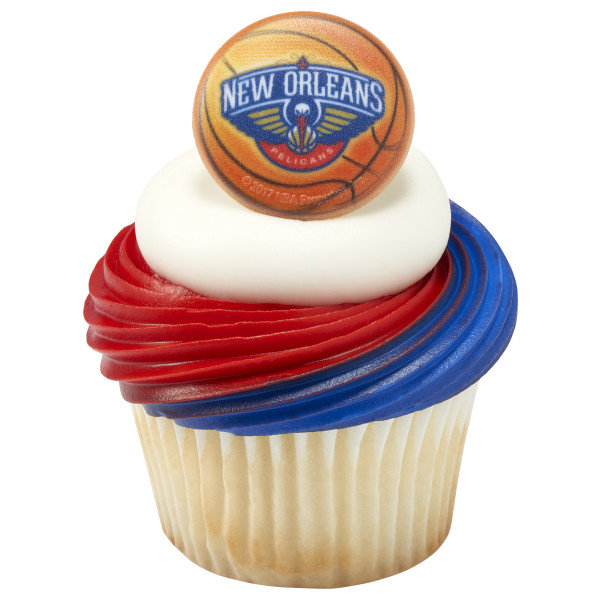 NBA Team Basketball Cupcake Rings