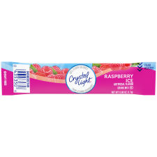 Crystal Light On-The-Go Sugar-Free Powdered Raspberry Ice Drink Mix 0.06 oz Wrapper