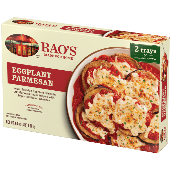 Eggplant Parmesan Frozen Meal, 64 oz - Right angle Image