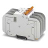 Thermomagnetic Circuit Breaker 10A 240V ac 3-Pole DIN-Rail Mount Gray 4.56 H x 2.08 W x 2.58 D in.