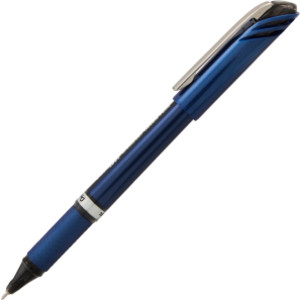EnerGel NV Liquid Gel Pen, (0.5mm) Needle Tip, Fine Line Capped, Black Ink, 1DZ