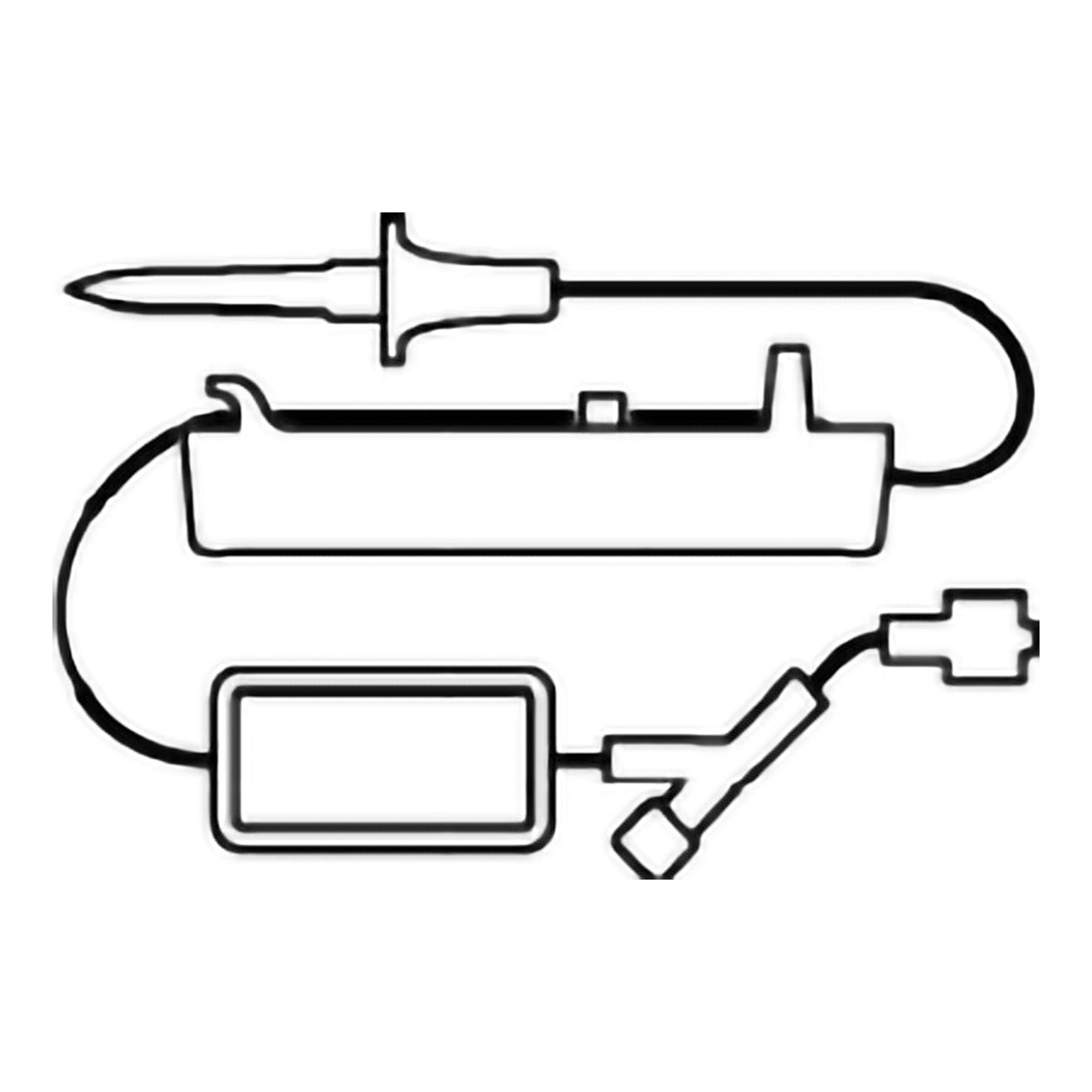 ICU Medical FKA Smiths Medical ADMIN SET, HI VOLUME N/DEHP FLOW STOP W/0.2FLTR (15/BX)