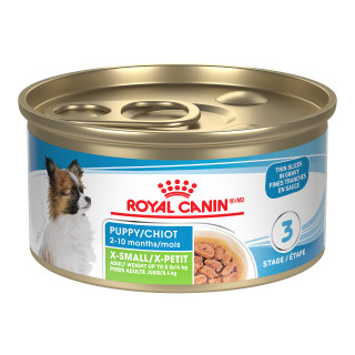 X-Small Puppy Thin Slices in Gravy Canned Puppy Food