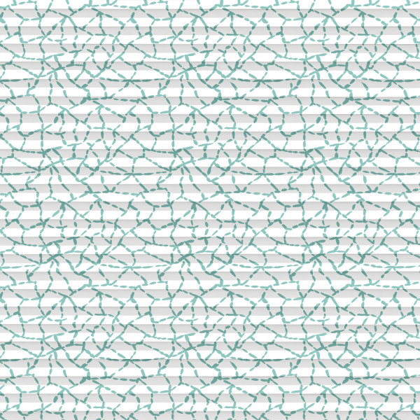 Darwin Teal Pleated blind