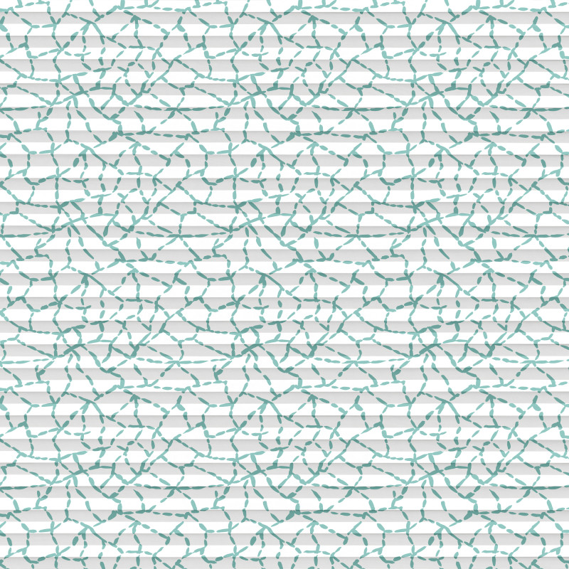 Darwin Teal Pleated blind