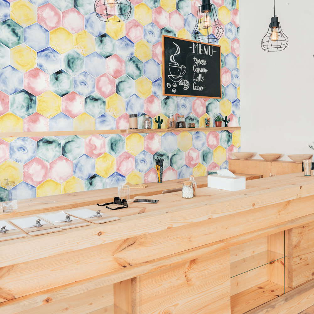 Raktion Hex 8-5/8 in. x 9-7/8 in. Porcelain Floor and Wall Tile