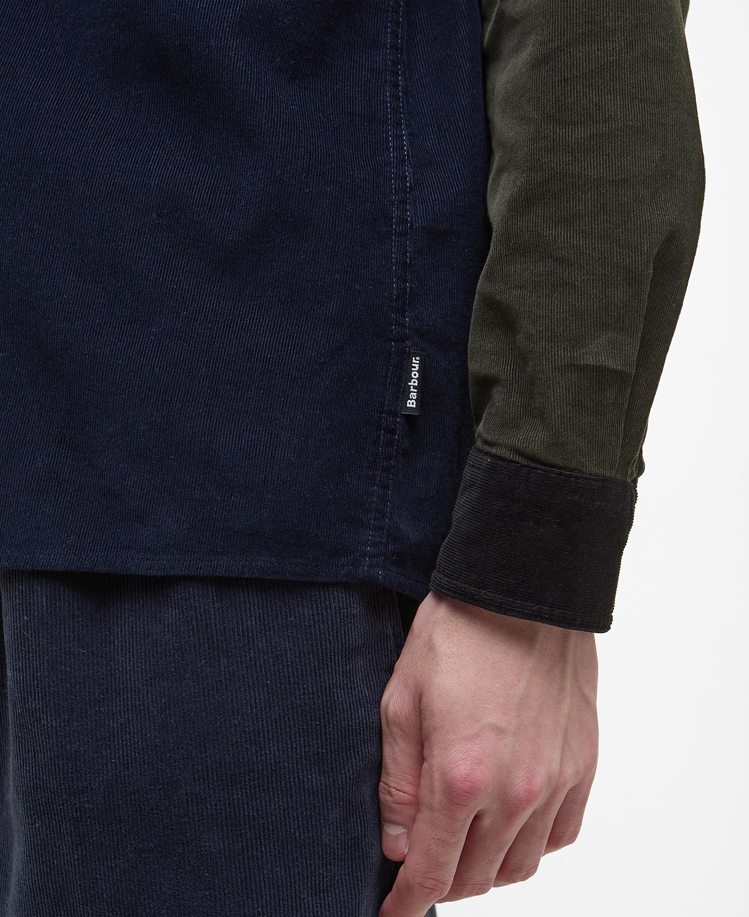 Camicia a coste oversize Patchwork image number 4