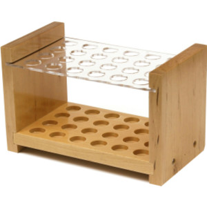 Paint Brush Holder, Wood/Acrylic, 5" x 8.25", 1 Piece