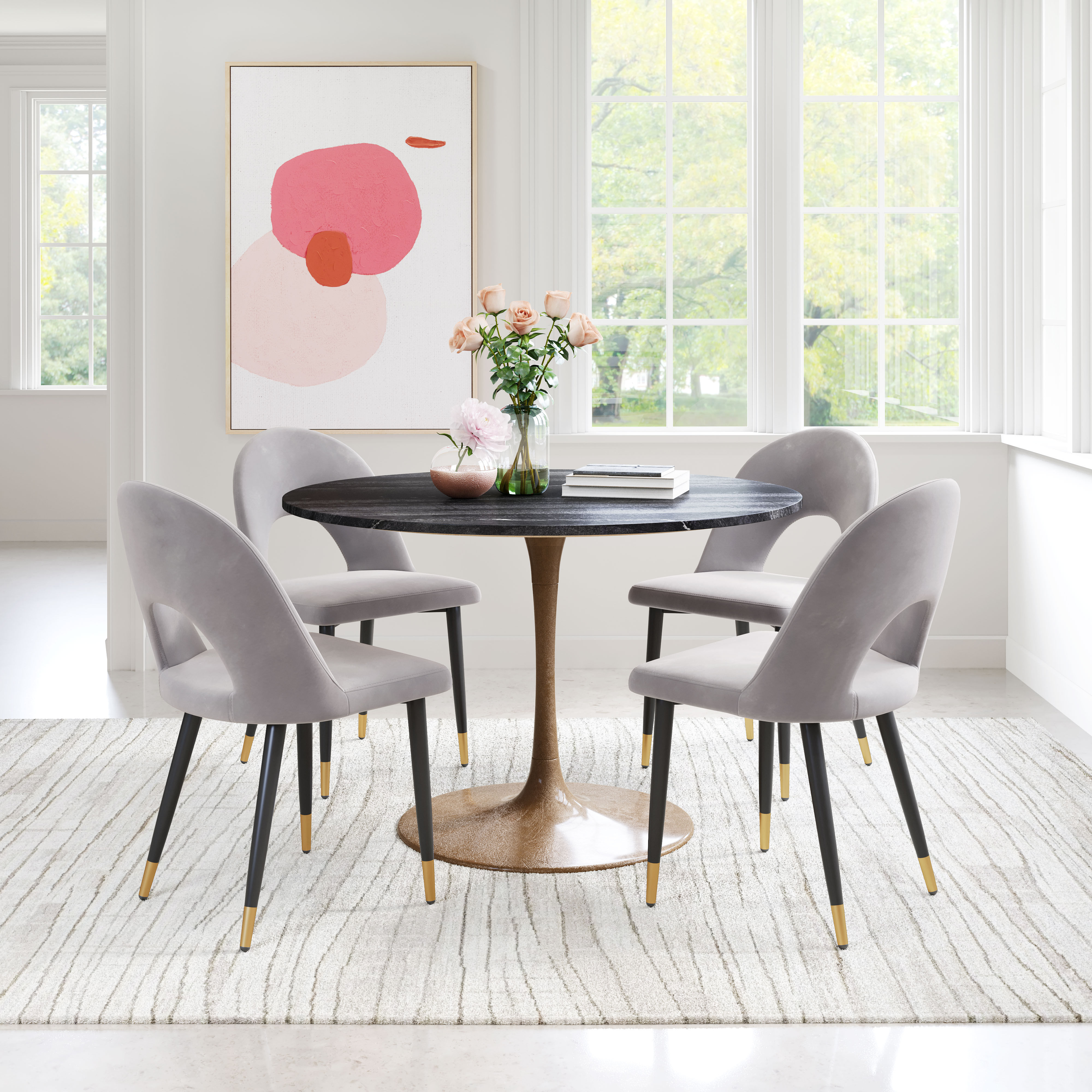 Menlo Dining Chair (Set of 2) Gray product image