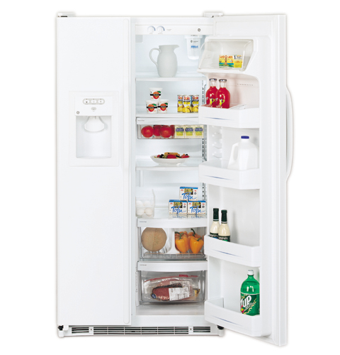 GE® 24.9 Cu. Ft. Side-By-Side Refrigerator with Dispenser