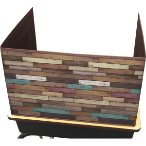 Reclaimed Wood Design Privacy Screen