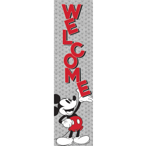Mickey Mouse&reg; Throwback Welcome Vertical Banner, 12" x 45"