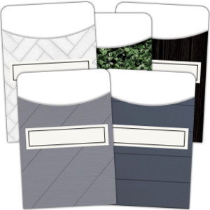 Modern Farmhouse Library Pockets - Multi-Pack, Pack of 35