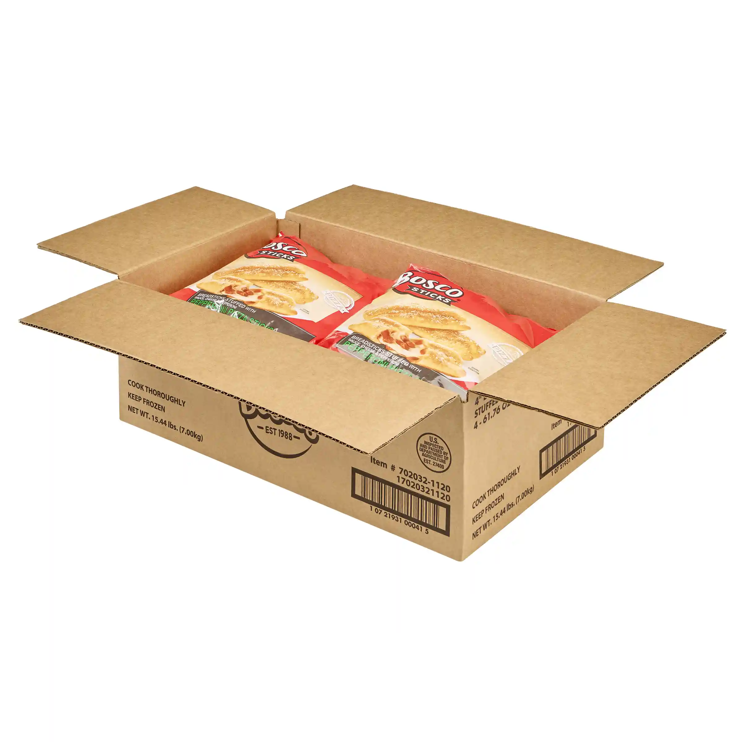 Bosco® 4 Inch Pepperoni, Mozzarella Cheese and Pizza Sauce Stuffed Breadsticks_image_4