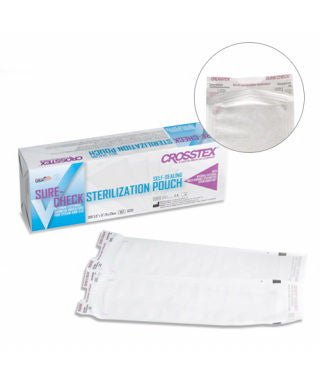 SPS Medical Supply POUCH, STERILIZATION SURECHECK3.5X 22" (100/BX 5BX/CS)