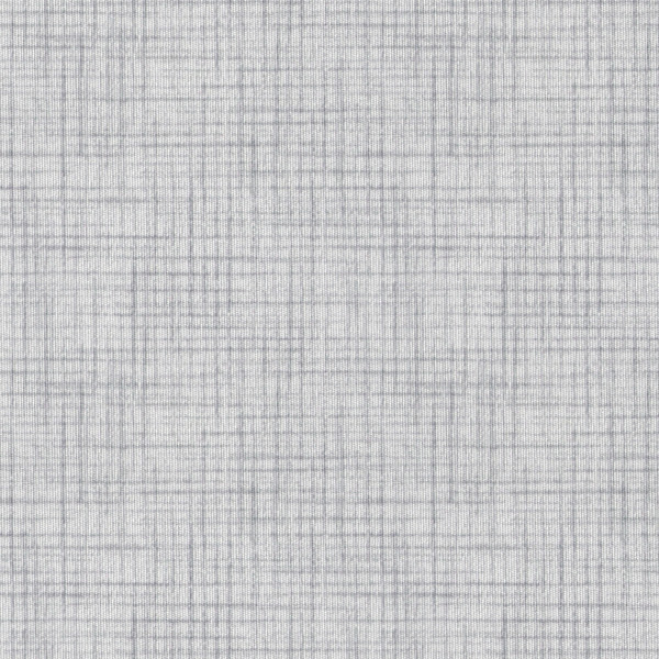 Gray woven fabric showing fine crosshatched threads, forming a subtle linen texture across a flat, evenly lit surface suitable for upholstery, wallpaper, or background use.