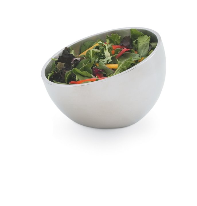 Double-Wall Angled Insulated Display Bowls