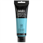 Liquitex BASICS Acrylic Paint 118 mL Tube Light Blue Permanent