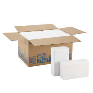 Georgia Pacific, Pacific Blue Ultra® Bigfold® Premium Recycled, Folded Towel, C-Fold, 1 ply, White