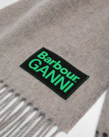 Barbour x GANNI Scarf Camel