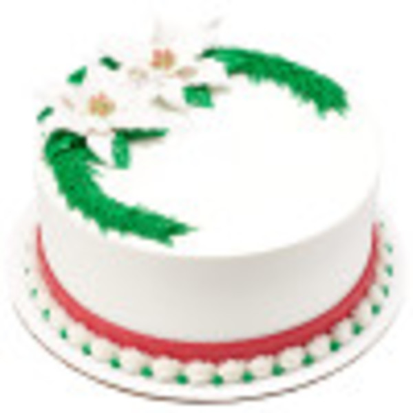 White and Red Poinsettias Gum Paste Flowers