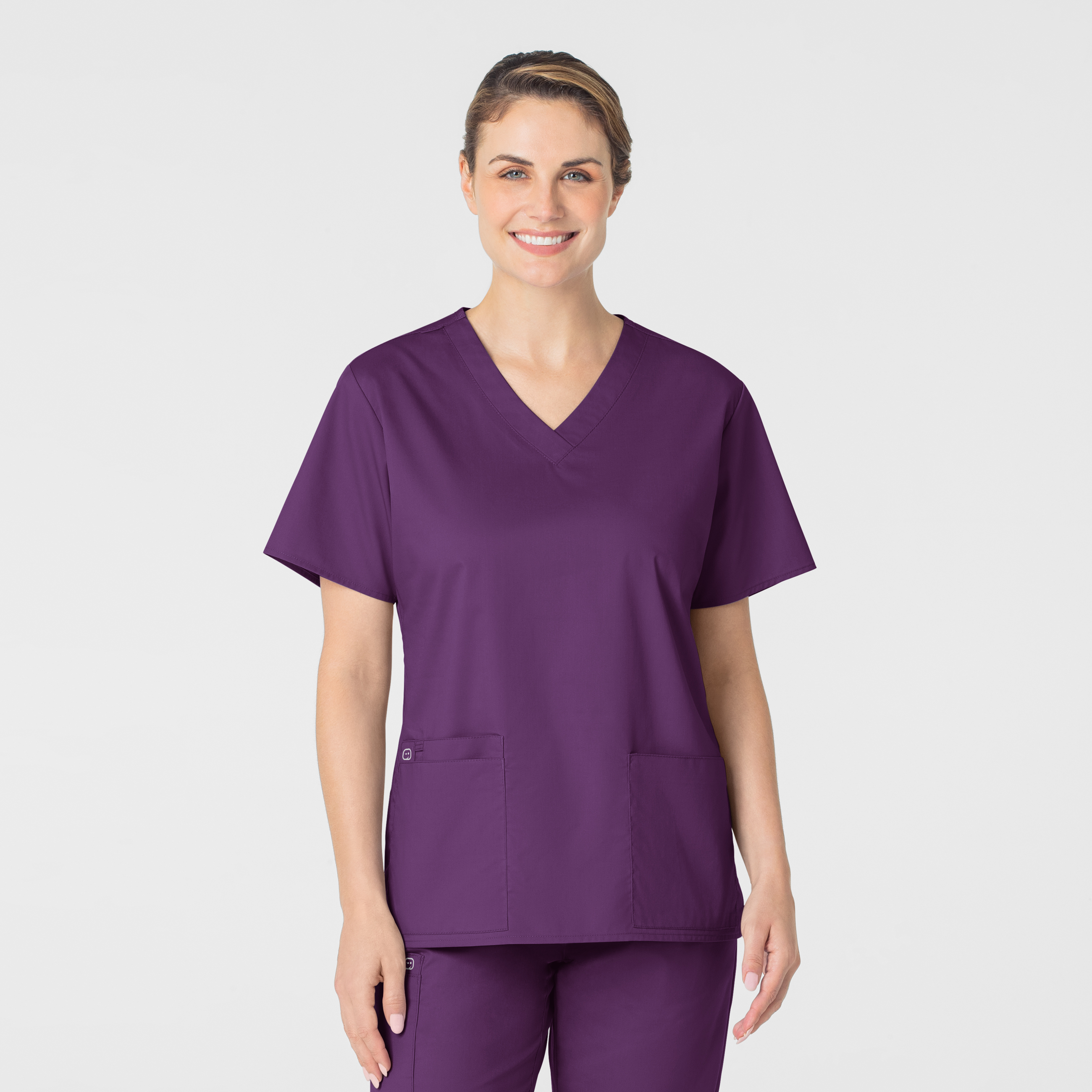 WonderWORK Women‘s V-Neck Scrub Top-Wonder Wink