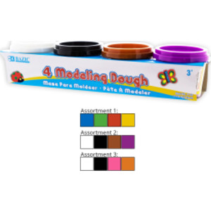 Primary Color Modeling Dough, 4 oz, Pack of 4