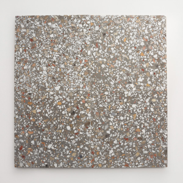 Dolce Vita Terrazzo | Torrone II | Large Field Tile | Carbone | Honed
