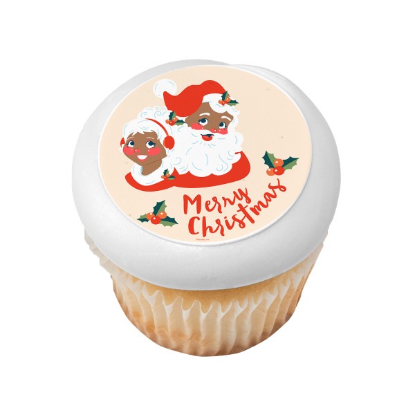 Merry Christmas Jolly PhotoCake® Edible Image®