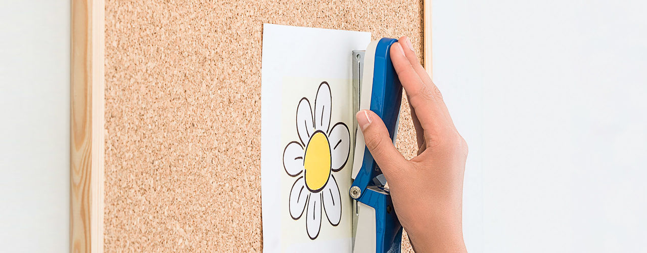 A convenient feature for stapling, temporary pinning, and tacking.